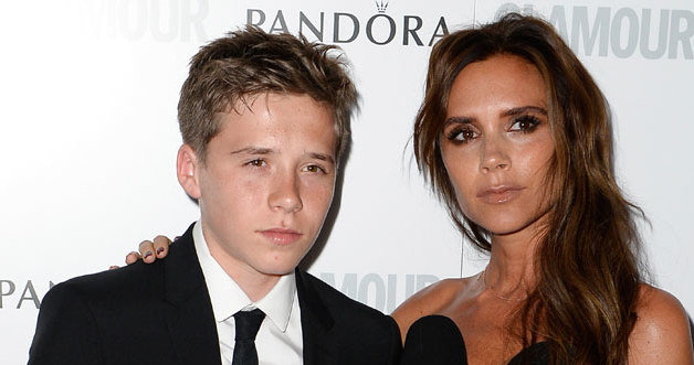 Victoria Beckham z najstarszym synem /Gareth Cattermole /Getty Images