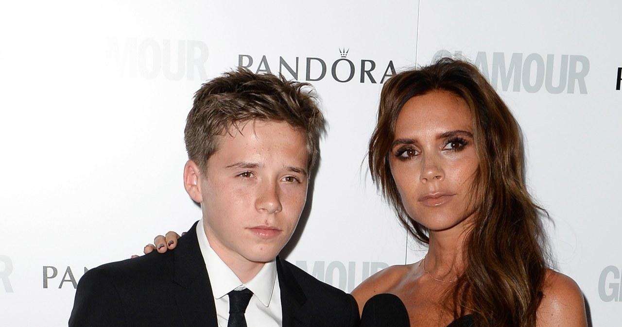 Victoria Beckham z najstarszym synem /Gareth Cattermole /Getty Images