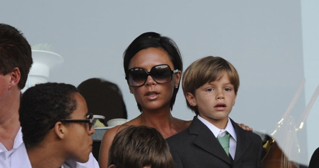 Victoria Beckham z synem Romeo, fot.Victor Decolongon &nbsp; /Getty Images/Flash Press Media