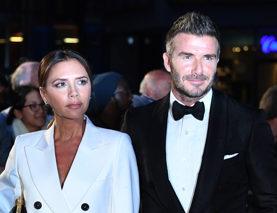 Victoria i David Beckham /FACUNDO ARRIZABALAGA /PAP/EPA