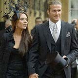 Victoria i David Beckhamowie /AFP