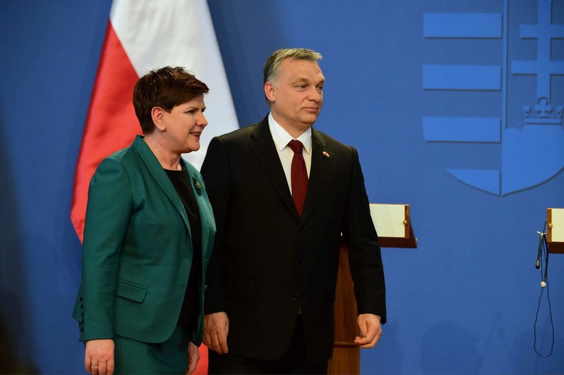 Viktor Orban i Beata Szydło /AFP