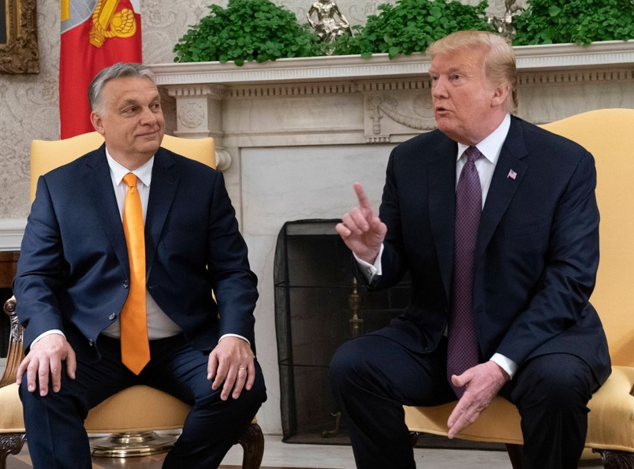 Viktor Orban i Donald Trump /CHRIS KLEPONIS / POOL /PAP/EPA