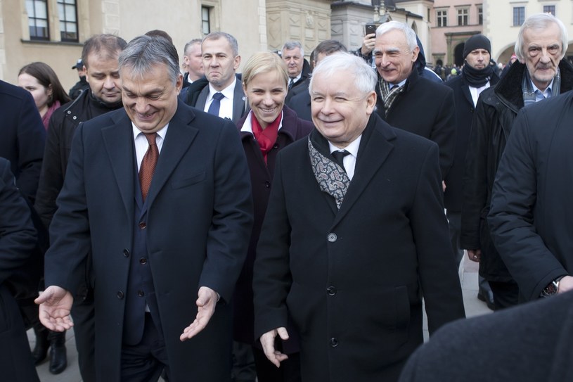 Viktor Orban i Jarosław Kaczyński /Łukasz Gagulski/Agencja SE /East News