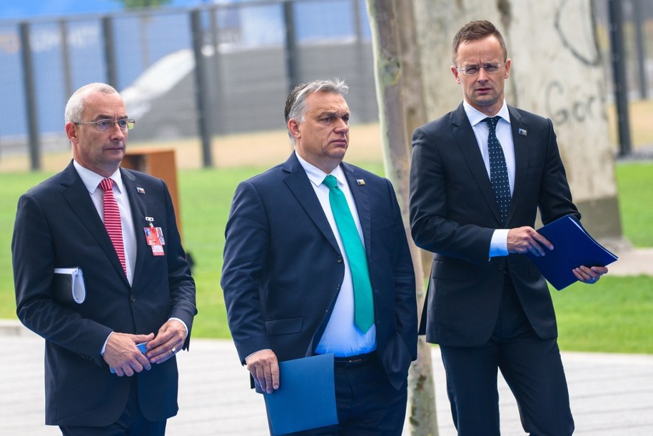 Viktor Orban i m.in. Peter Szijjarto