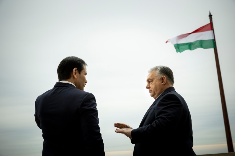 Viktor Orban i Marco Rubio /ZOLTAN FISCHER / HUNGARIAN PM OFFICE / HANDOUT /PAP/EPA