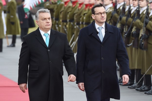 Viktor Orban i Mateusz Morawiecki /Radek Pietruszka /PAP