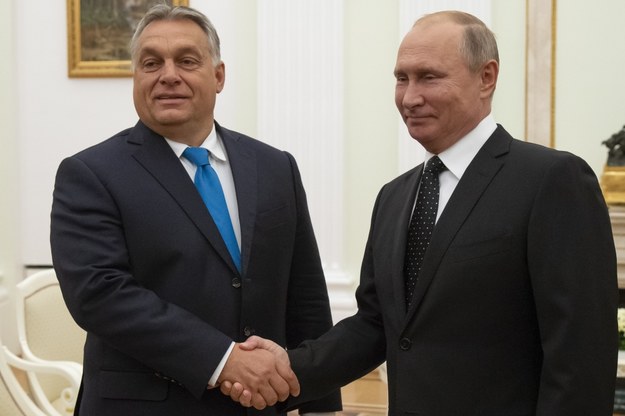 Viktor Orban i Władimir Putin /ALEXANDER ZEMLIANICHENKO /POOL /PAP/EPA