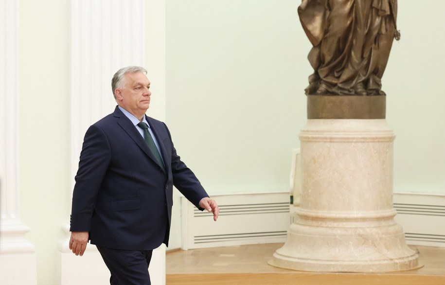 Viktor Orban na Kremlu /VALERIY SHARIFULIN/SPUTNIK/KREMLIN /PAP/EPA