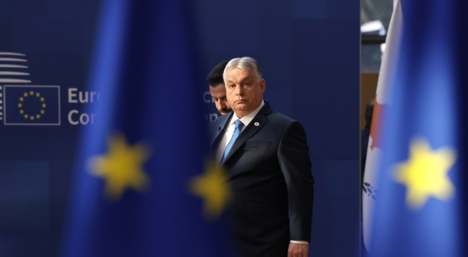 Viktor Orban na szczycie UE /EPA/OLIVIER MATTHYS /PAP/EPA