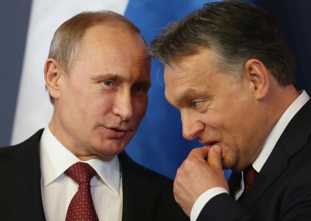 Viktor Orban (P), Władimir Putin. Fot. Sean Gallup /Getty Images/Flash Press Media