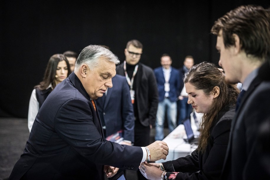 Viktor Orban podczas 31. kongresu partii Fidesz. /PAP/EPA/AKOS KAISER / Hungarian PM Communication HANDOUT /PAP/EPA