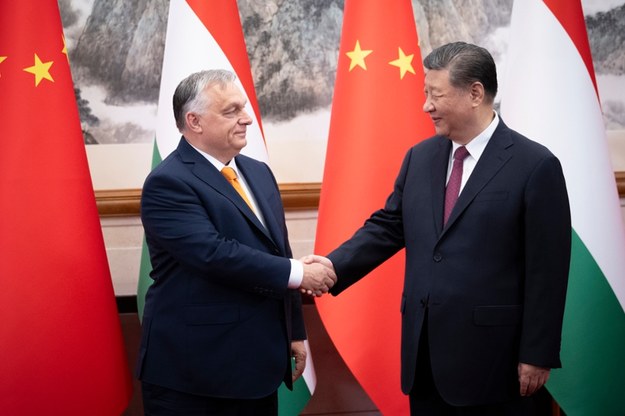 Viktor Orban spotkał się w Pekinie z Xi Jinpingiem /Vivien Cher Benko / Hungarian PM's Press Office /PAP/EPA