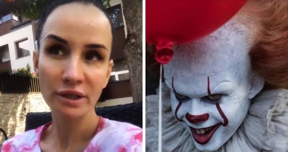 Viola Kołakowska jako klaun Pennywise z "To" /Instagram