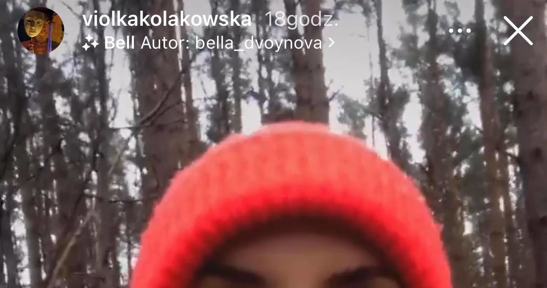 Viola Kołakowska opowiada o ceremonii Kambo /Screen z InstaStory  /Instagram