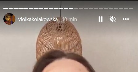 Viola Kołakowska poinformowała, że zamyka konto na Instagramie /Screen z instastory www.instagram.com/violkakolakowska /Instagram