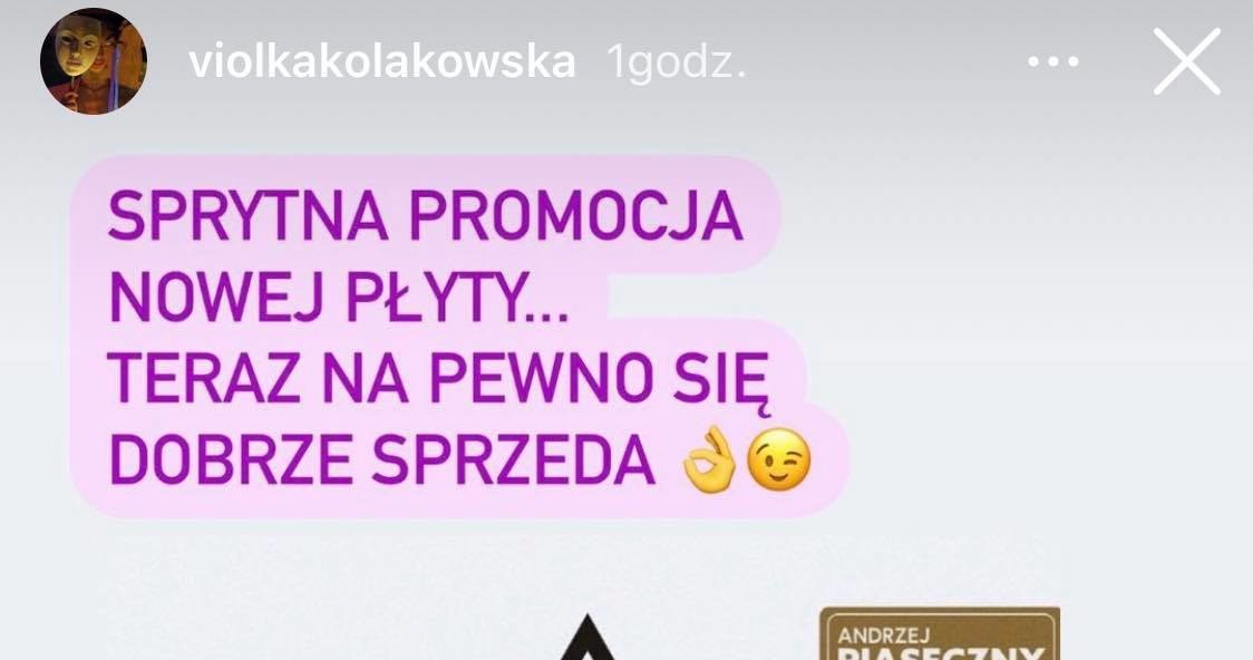 Viola Kołakowska wymyśliła kolejną teorię /Screen z Insta Story /Instagram