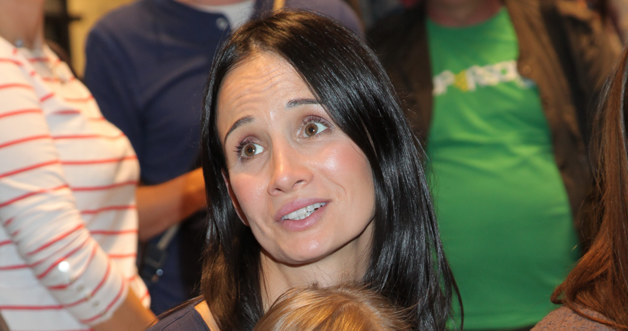 Violetta Kołakowska z córką Leną /Paweł Wrzecion /MWMedia