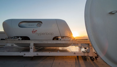Virgin Hyperloop z sukcesem zakończył pierwsze testy