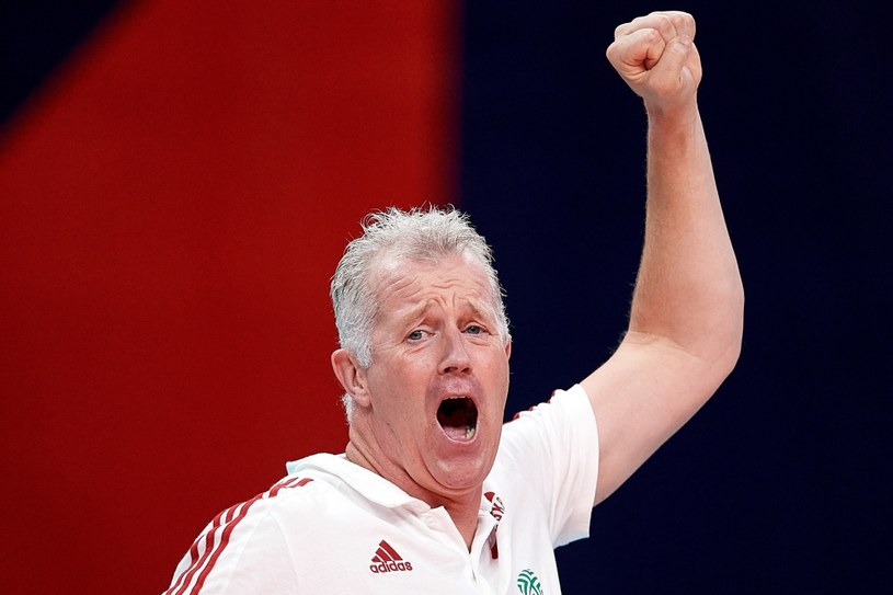 Vital Heynen during the quarter-final match of the European volleyball players' championship with Russia / Adam Warżawa / PAP