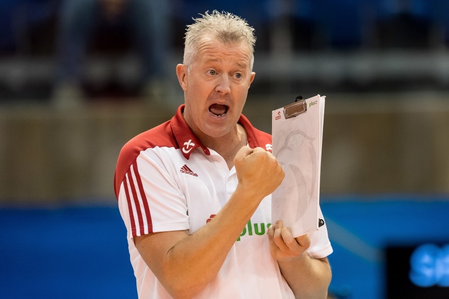 Vital Heynen, trener polskich siatkarzy / 	Maciej Kulczyński    /PAP