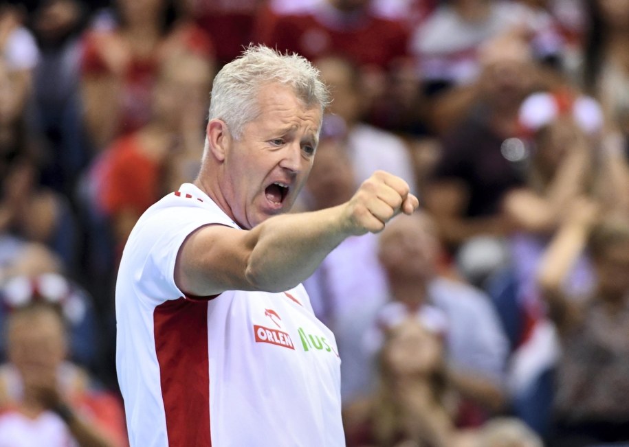 Vital Heynen, trener reprezentacji Polski mężczyzn w siatkówce /	Jacek Bednarczyk   /PAP