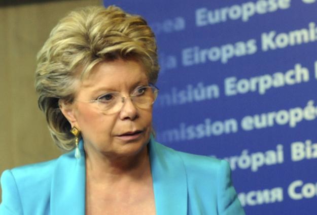Viviane Reding, unijna komisarz ds. praw podstawowych /AFP