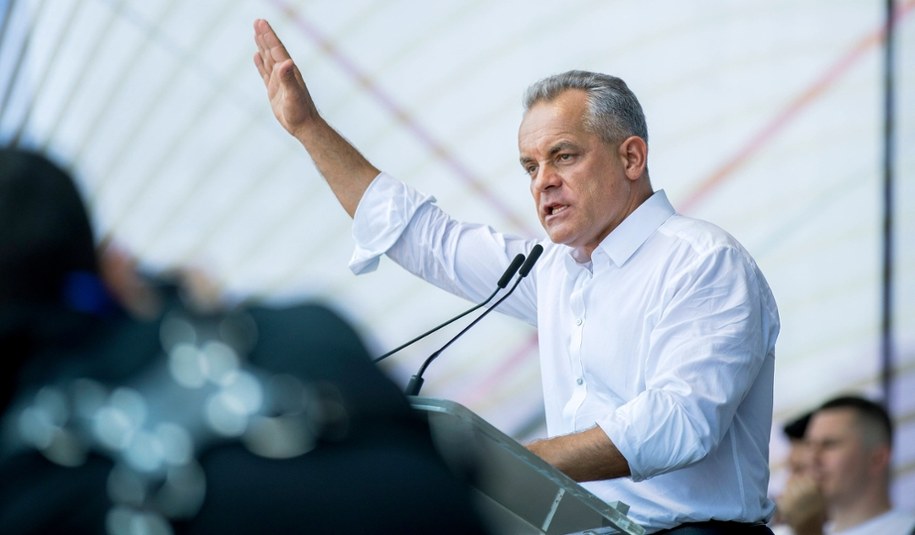 Vladimir Plahotniuc na zdjęciu z 2019 r. /DUMITRU DORU /PAP/EPA