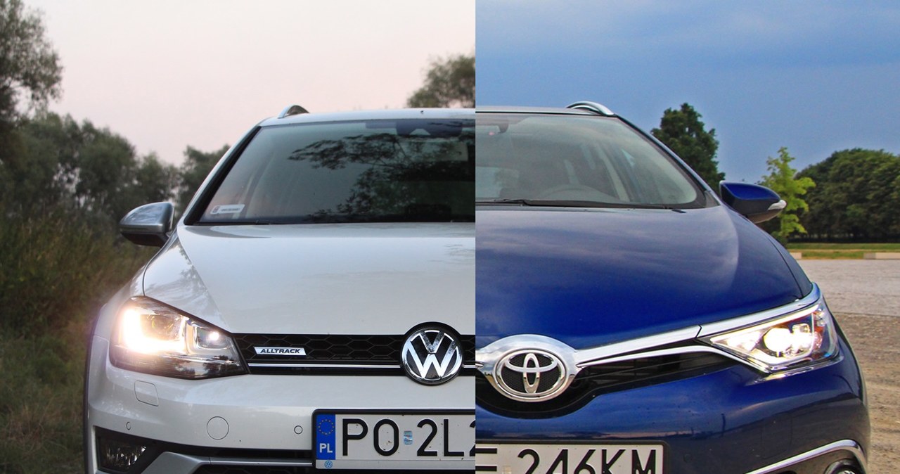 Volkswagen Golf i Toyota Auris /INTERIA.PL