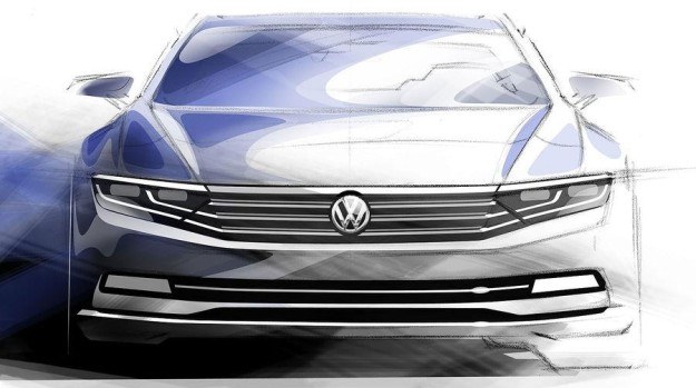 Volkswagen Passat (2015) - pierwsze szkice /Volkswagen