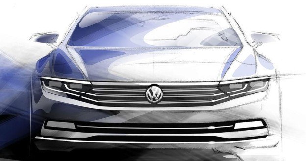 Volkswagen Passat (2015) - pierwsze szkice /Volkswagen