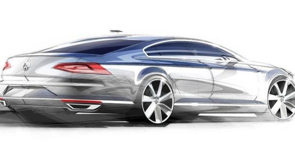 Volkswagen Passat (2015) - pierwsze szkice /Volkswagen