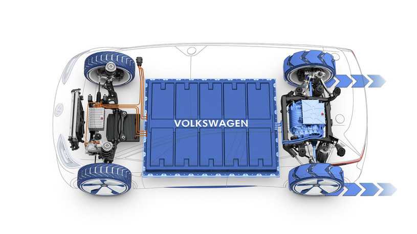 Volkswagen, podobnie jak polski rząd, zamierza inwestować w auta elektryczne /Informacja prasowa