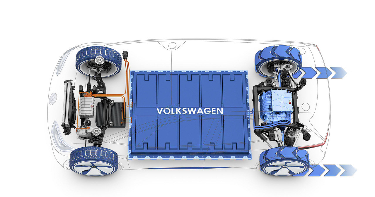 Volkswagen, podobnie jak polski rząd, zamierza inwestować w auta elektryczne /Informacja prasowa