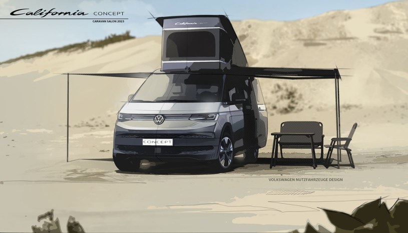 Volkswagen przekazał kilka informacji na temat nowej odsłony modelu California. Póki co oznaczonej jako "CONCEPT". /materiały prasowe