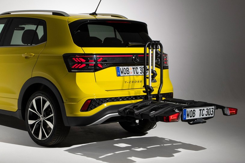 Volkswagen T-Cross po modernizacji ma zwiększone obciążenie dyszla z 55 do 75 kg /materiały prasowe