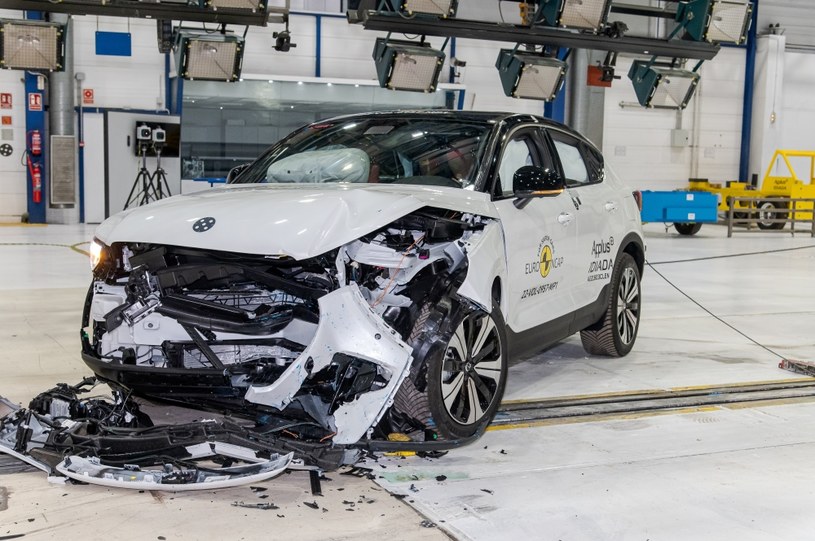 Volvo XC40 Recharge - test zderzeniowy / Euro NCAP /materiały prasowe