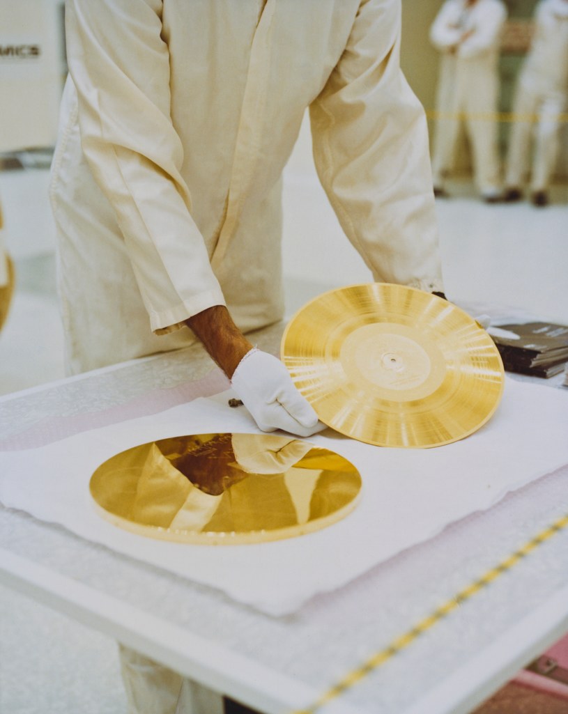 Voyager Golden Records /NASA/HANDOUT /Getty Images