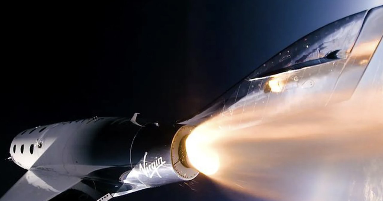 VSS Unity należący do Virgin Galactic /materiały prasowe