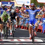 Vuelta a Espana: Bouhanni wygrał 2. etap, Valverde liderem 