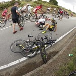 Vuelta a Espana: Huzarski miał wypadek i wycofał się z wyścigu. "W szpitalu przeżyłem horror"