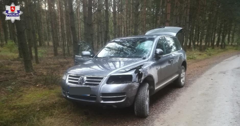 VW został dość poważnie uszkodzony /Informacja prasowa