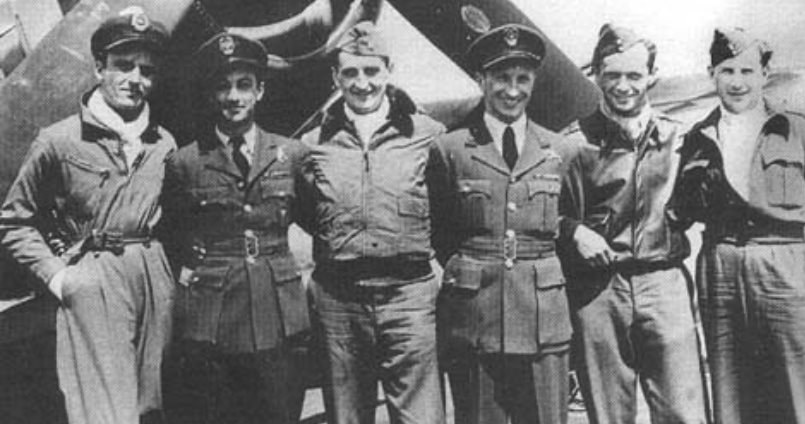 W 1944 roku "Gabby" przygarnął do swojego dywizjonu polskich pilotów, którzy zostali zawieszeni w PSP /Getty Images/Flash Press Media