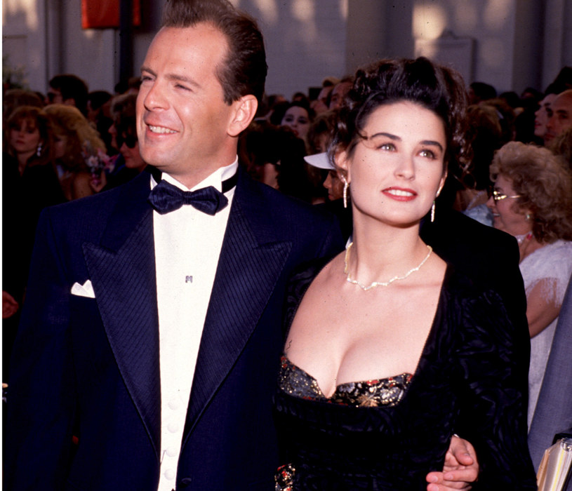 W 1987 roku wyszła za Bruce’a Willisa. Byli razem 13 lat. Tu w 1988 roku /Getty Images