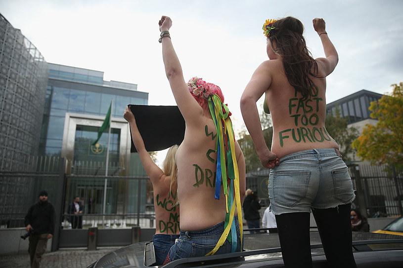 W 2008 roku powstał Femen, założony przez Annę Hucuł, Saszę Szewczenko i Oksanę Szaczko. Ich organizacja miała się skupić na walce o prawa kobiet /Sean Gallup /Getty Images