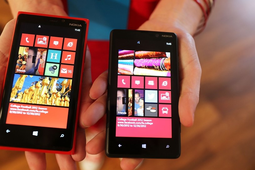 W 2013 roku Nokia sprzedała ponad 30 milionów smartfonów z serii Lumia /AFP
