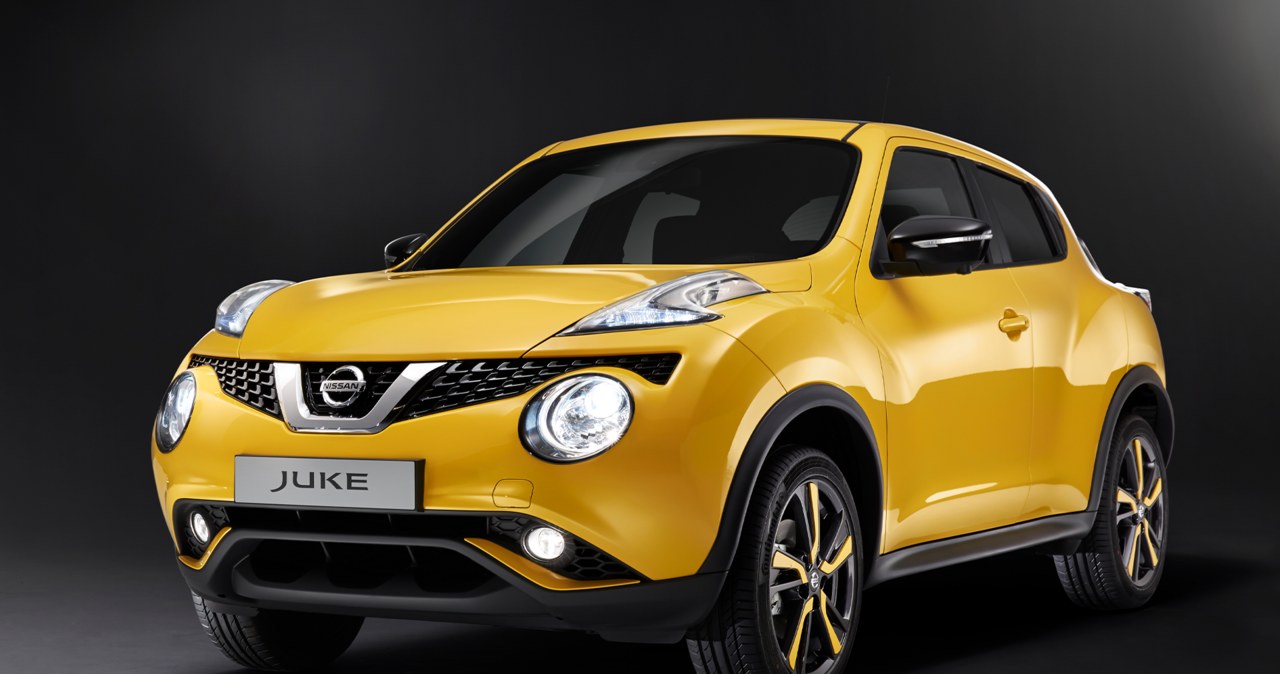 W 2014 roku Nissan Juke pierwszej generacji przeszedł face lifting i po raz pierwszy zadebiutował w żółtym kolorze. /Nissan /materiały prasowe