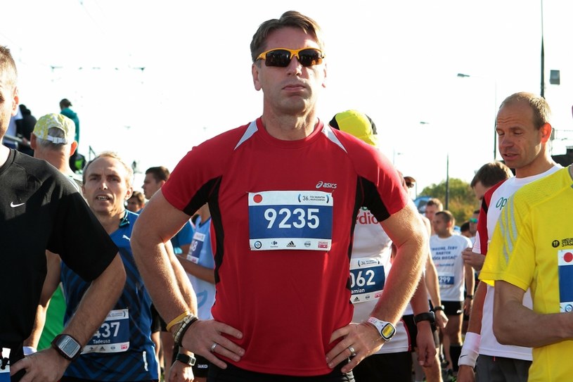 W 2014 roku Tomasz Lis wziął udział w 36. Maratonie Warszawskim /Adam Jankowski /East News