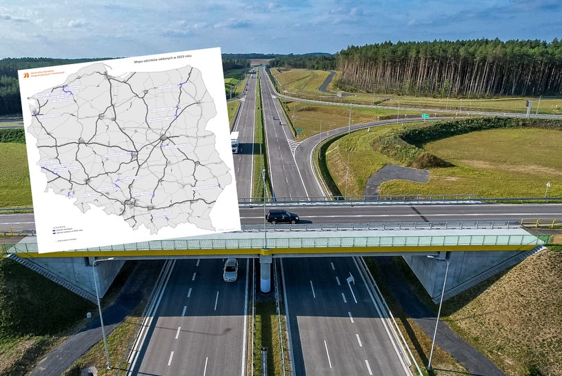 W 2023 roku do użytku oddano już 266,5 km nowych dróg ekspresowych i autostrad w Polsce / fot. Mateusz Grzeszczuk GDDKiA /GDDKiA/Interia.pl