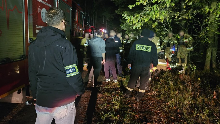 W akcję zaangażowanych było wiele osób /KPP Otwock  /